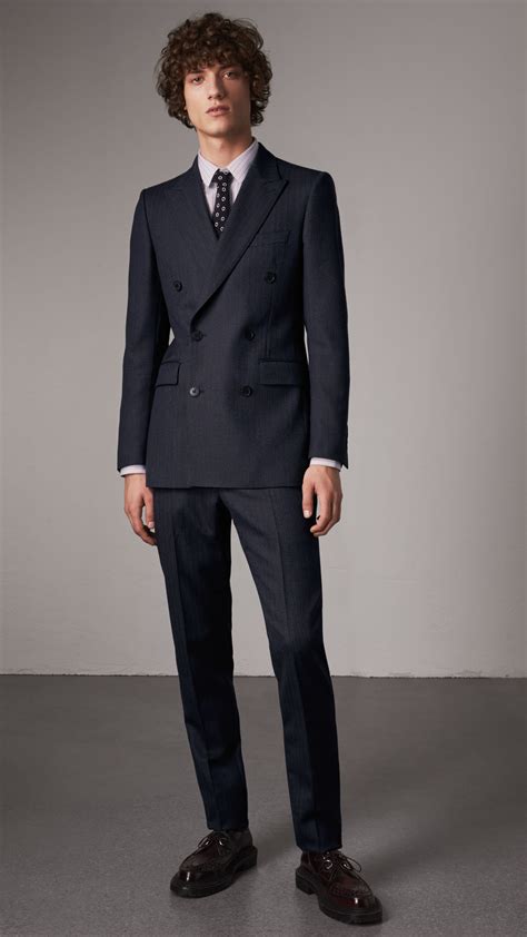 burberry double breasted blazer men|men's Burberry suits.